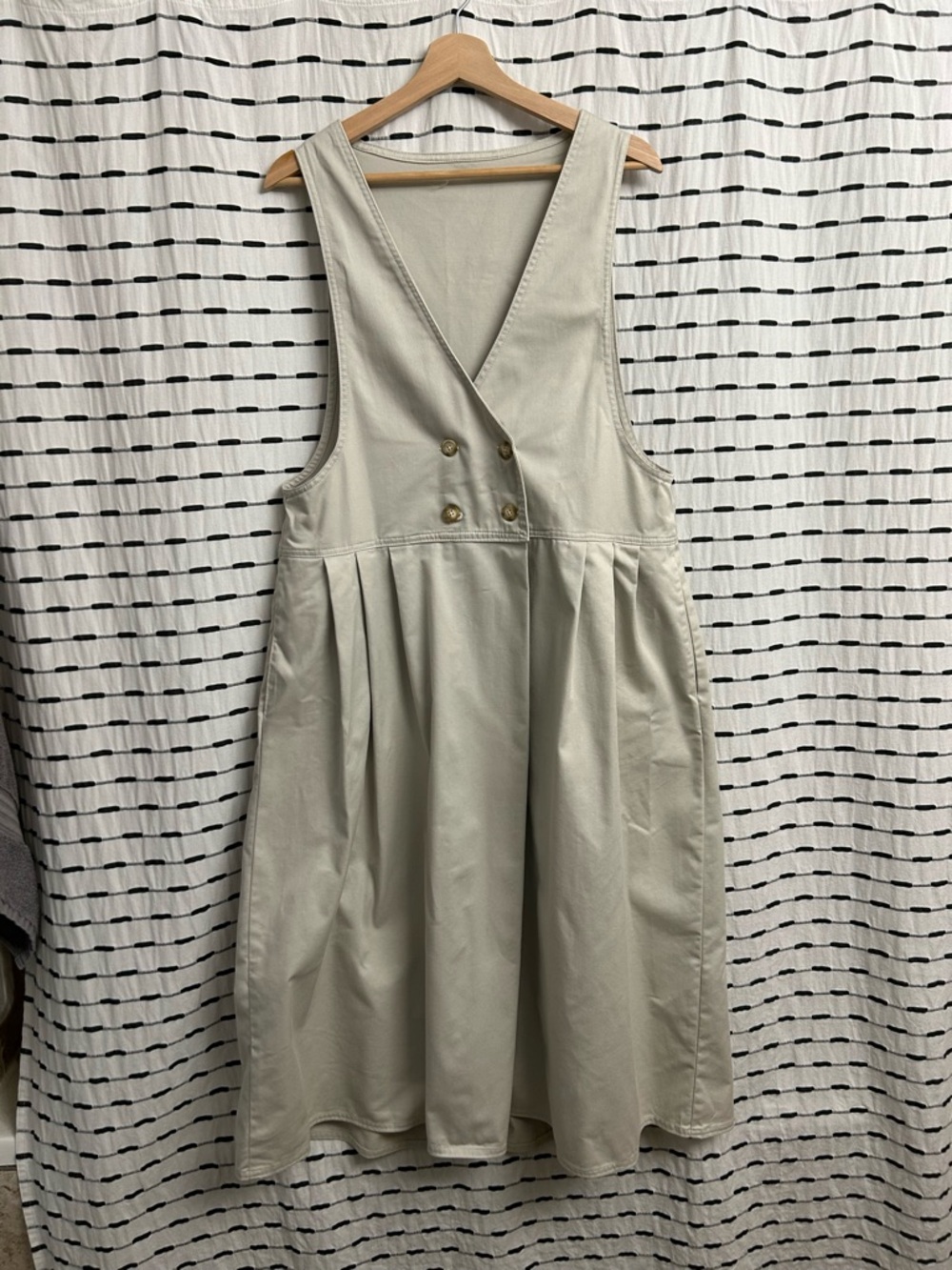 Women's Cream Jumper Dress